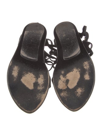 Emilio Pucci Suede Gladiator Sandals