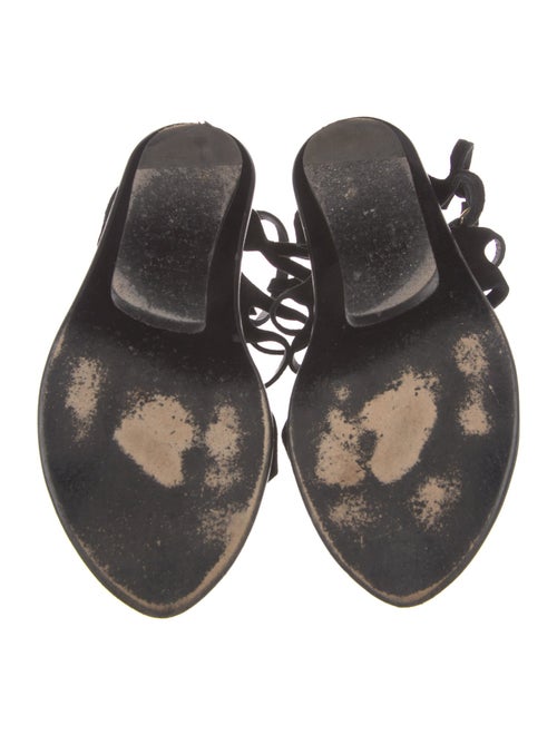 Emilio Pucci Suede Gladiator Sandals