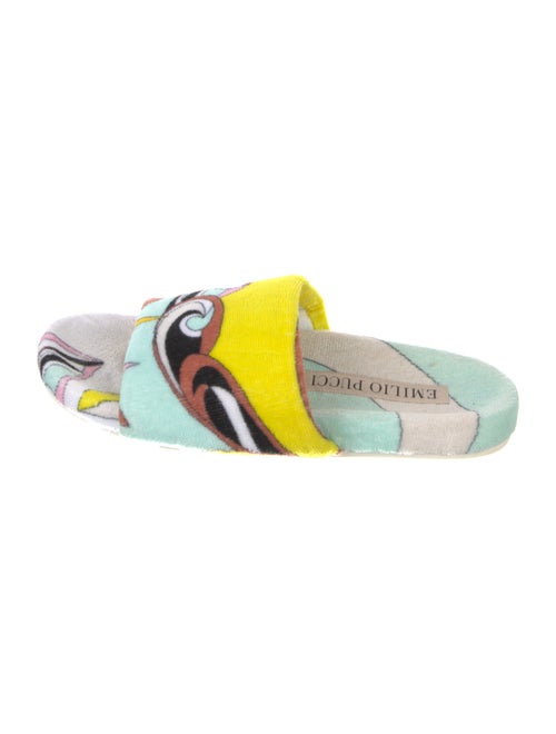 Emilio Pucci Terry Cloth Printed Slides