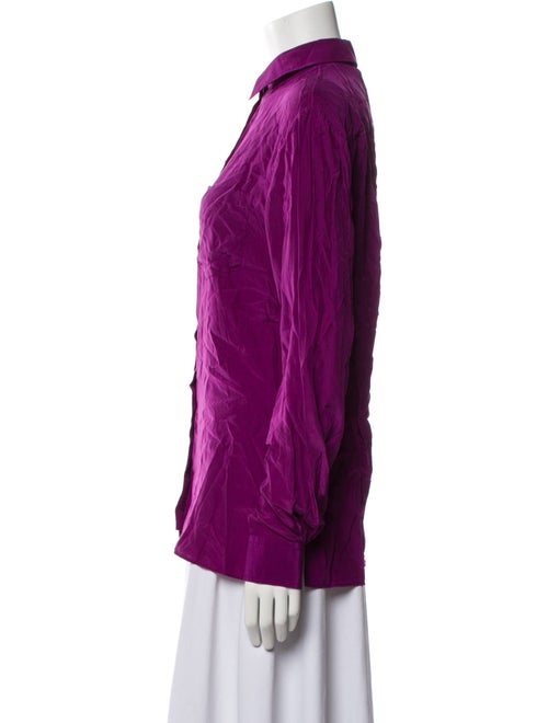 Emilio Pucci Long Sleeve Button-Up Top