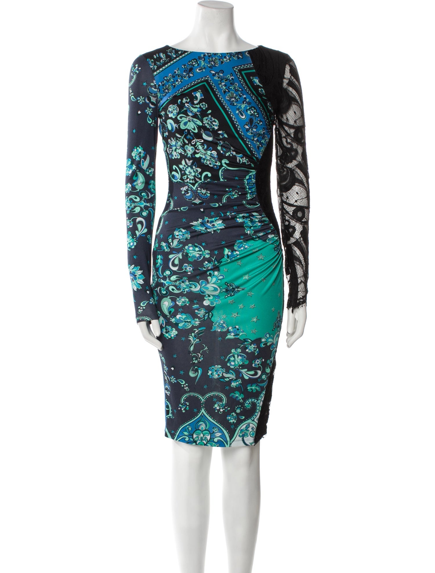 Emilio Pucci Silk Knee-Length Dress