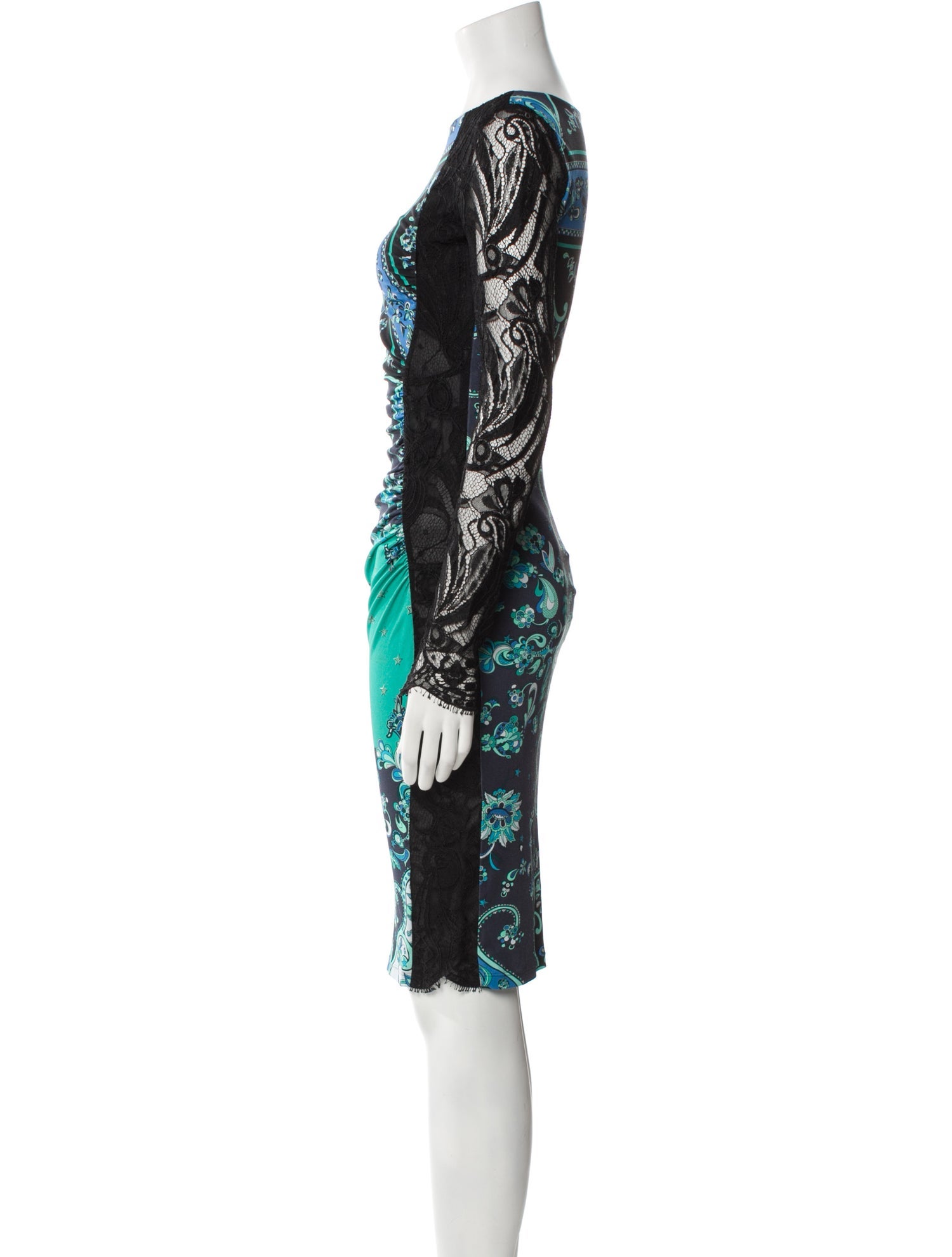 Emilio Pucci Silk Knee-Length Dress