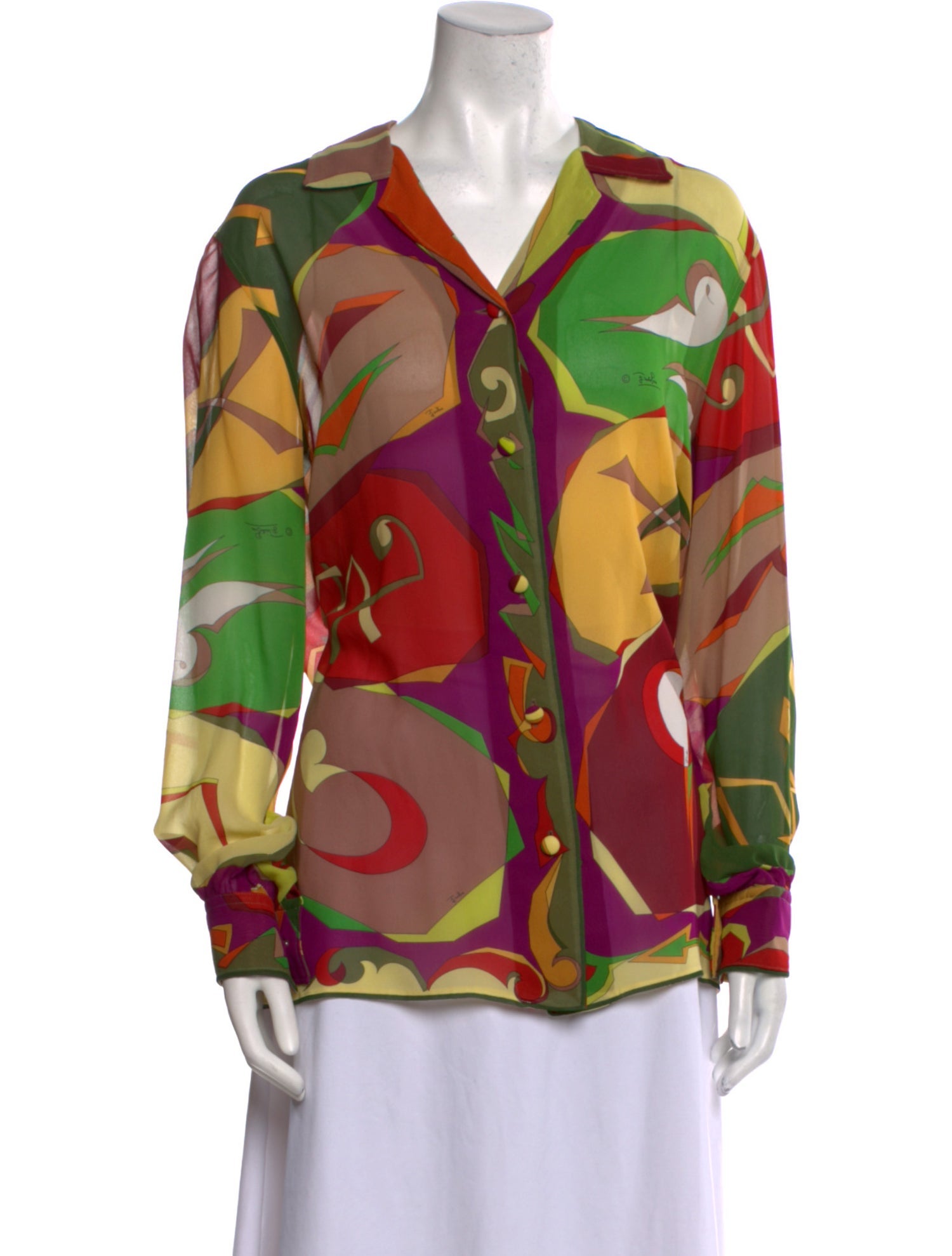 Emilio Pucci Vintage 1970's Blouse