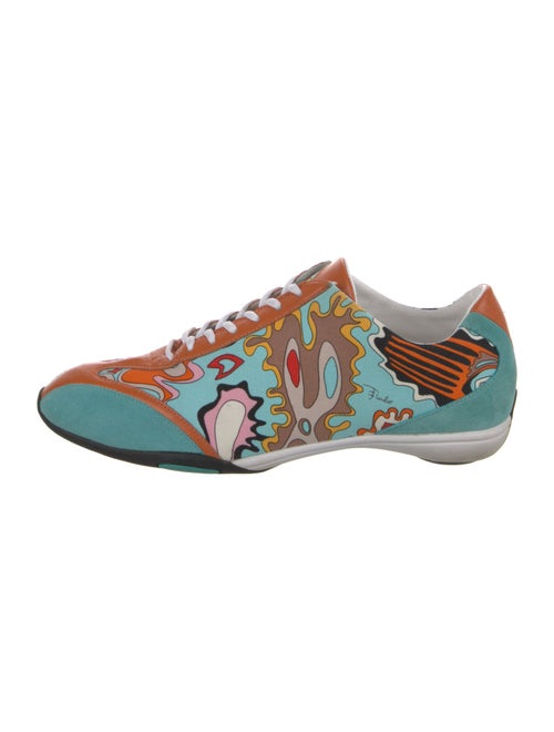 Emilio Pucci Canvas Printed Sneakers