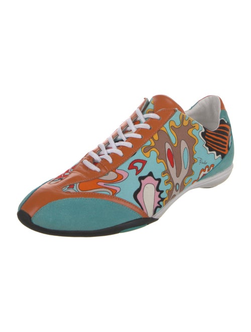 Emilio Pucci Canvas Printed Sneakers