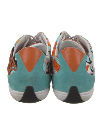 Emilio Pucci Canvas Printed Sneakers