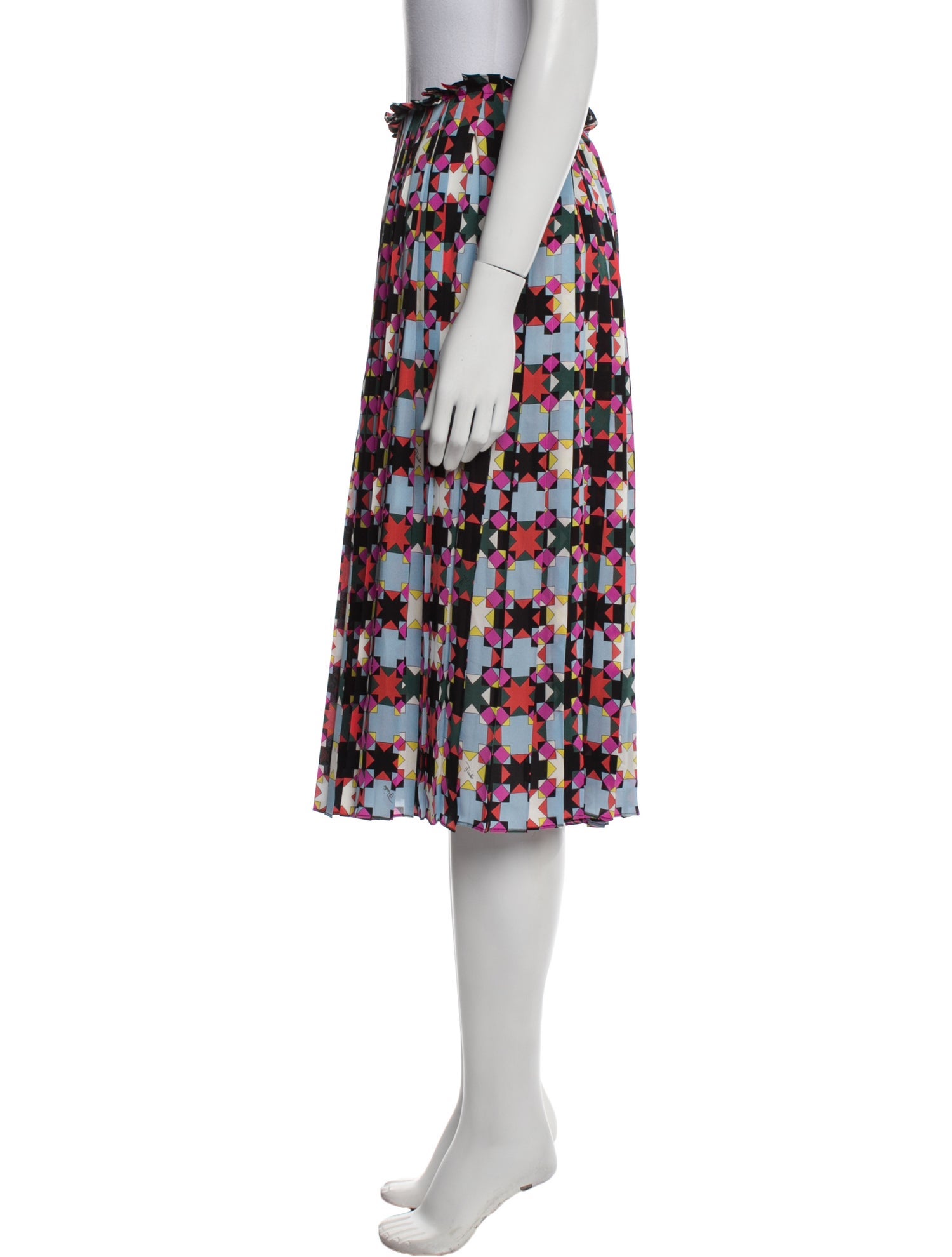 Emilio Pucci Silk Knee-Length Skirt