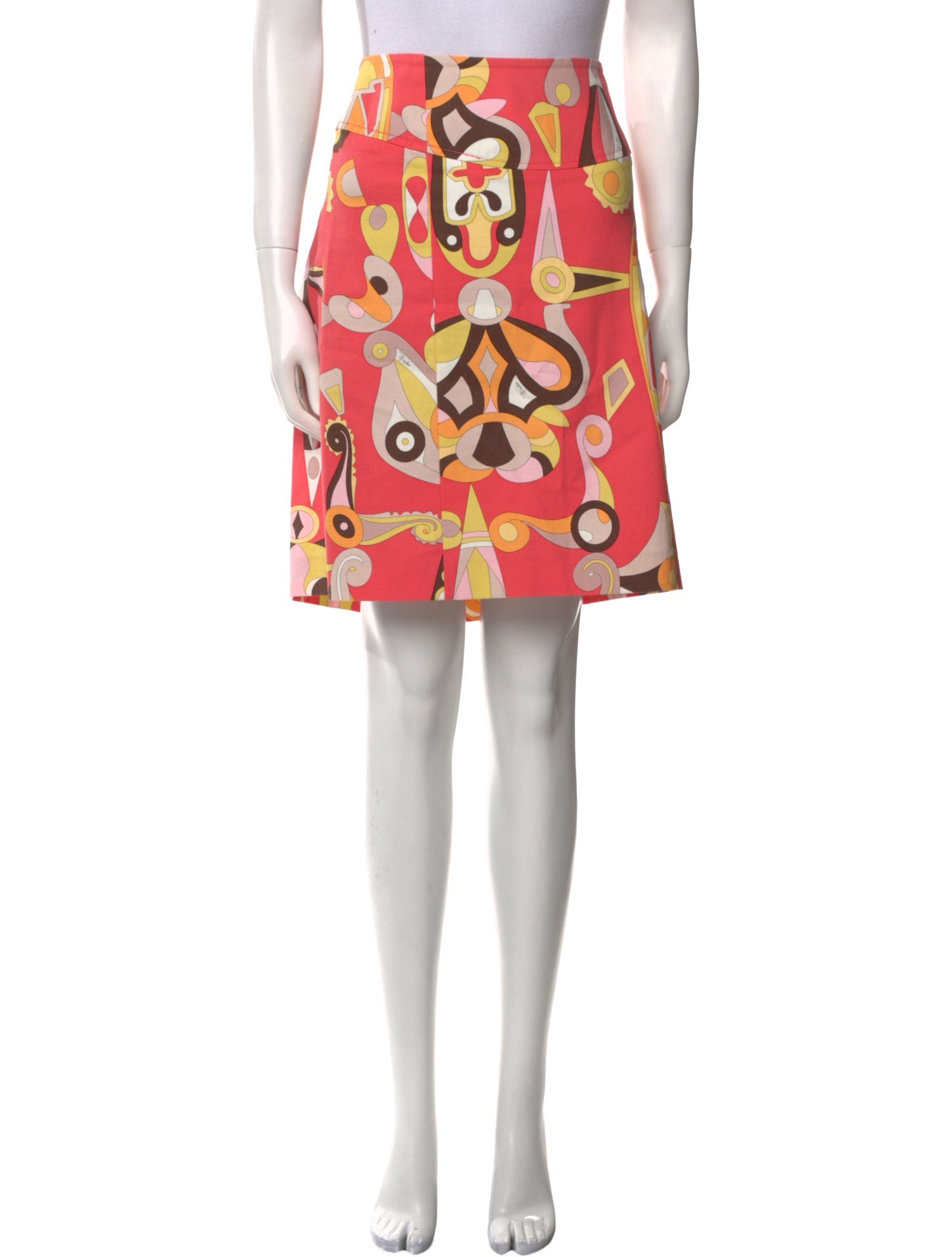 Emilio Pucci Printed Knee-Length Skirt