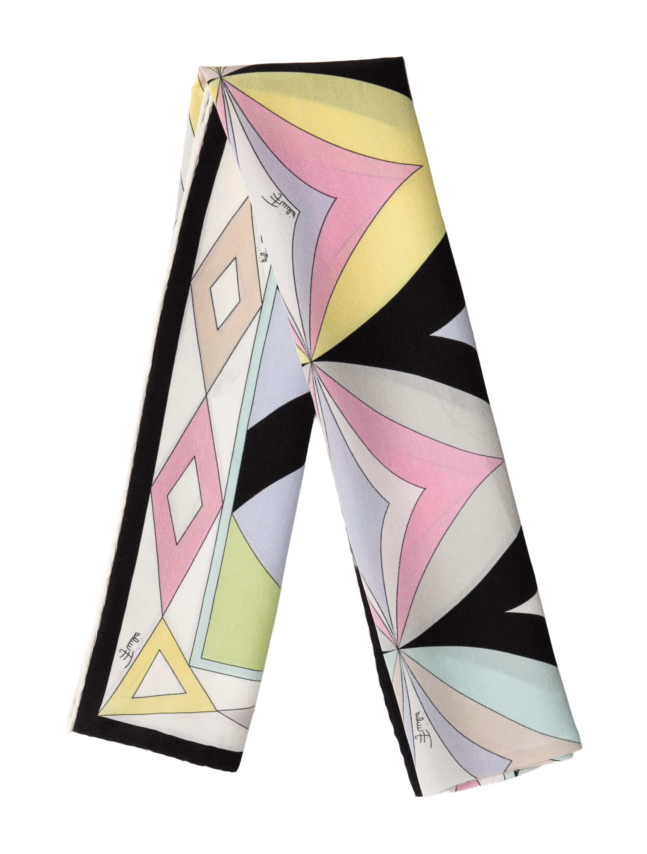 Emilio Pucci Silk Printed Scarf