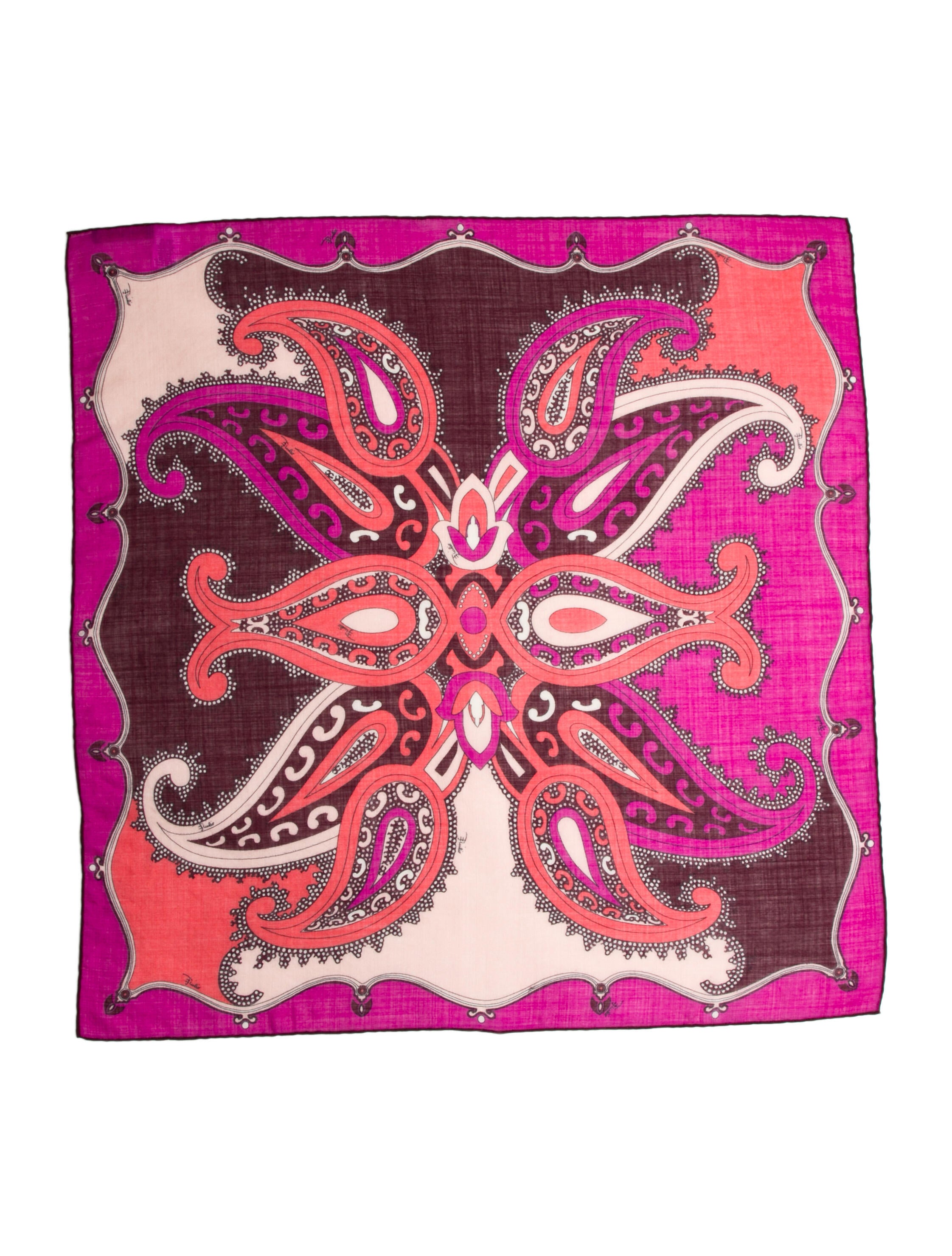 Emilio Pucci Wool Printed Scarf