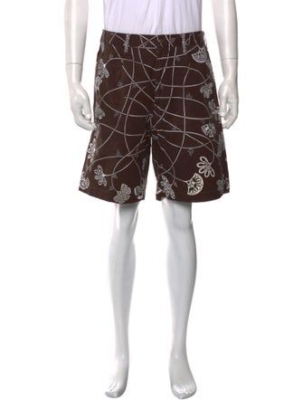 Emilio Pucci Graphic Print Jogger Shorts