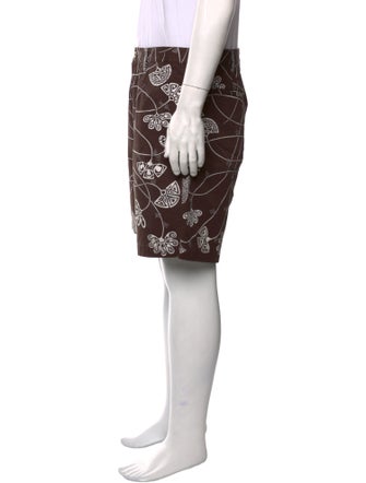 Emilio Pucci Graphic Print Jogger Shorts