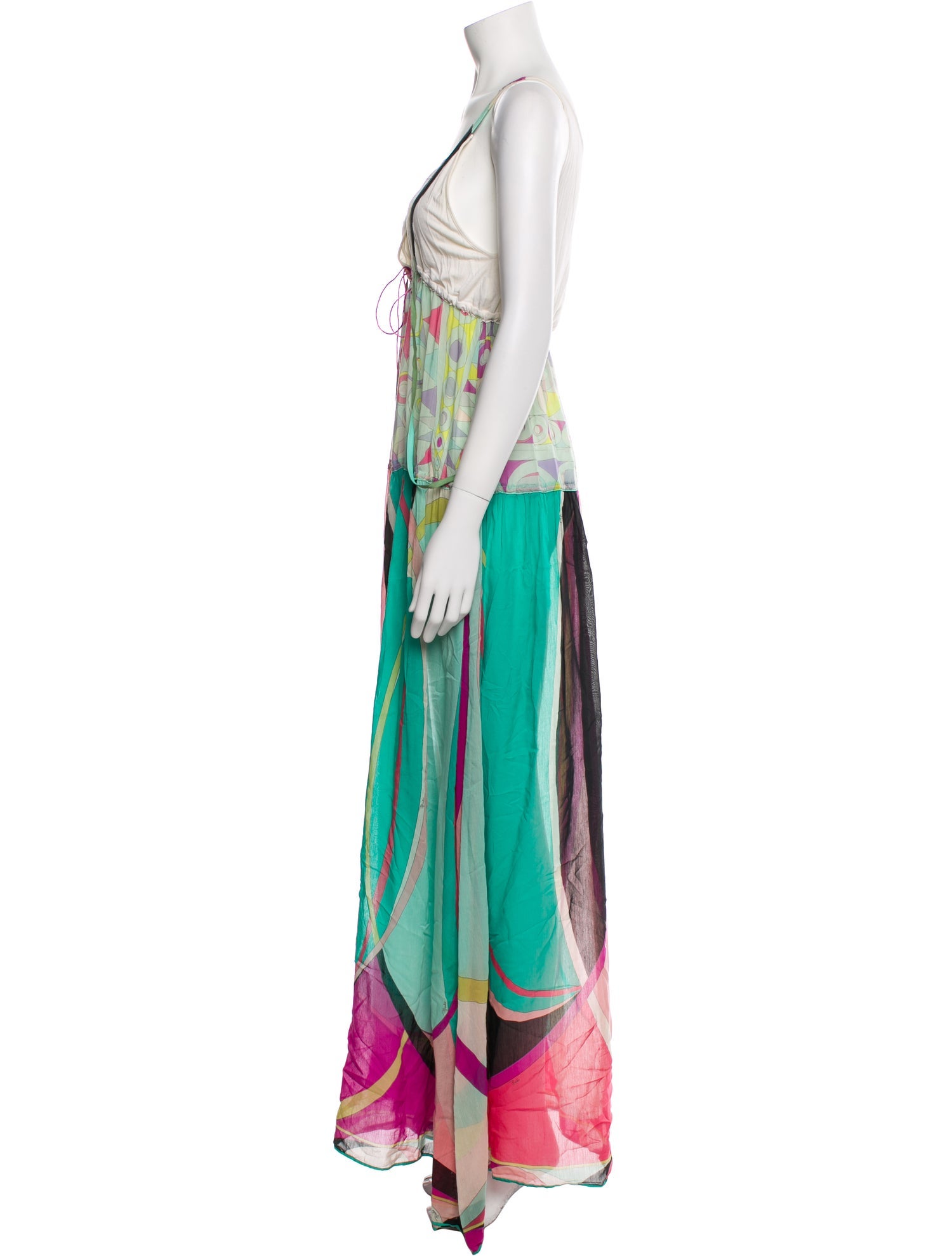 Emilio Pucci Printed Long Dress