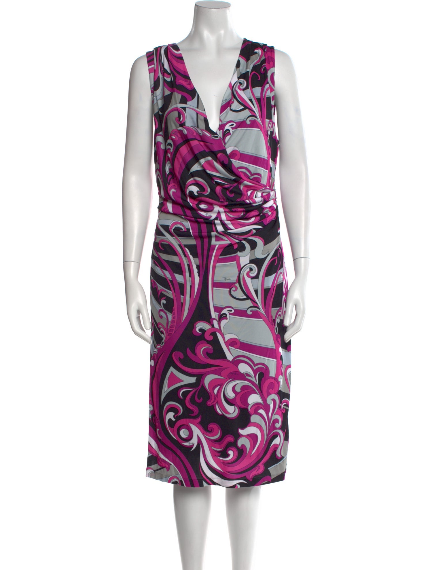 Emilio Pucci Silk Midi Length Dress