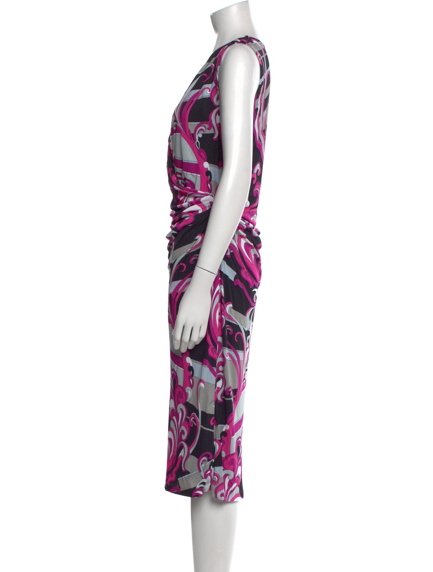 Emilio Pucci Silk Midi Length Dress