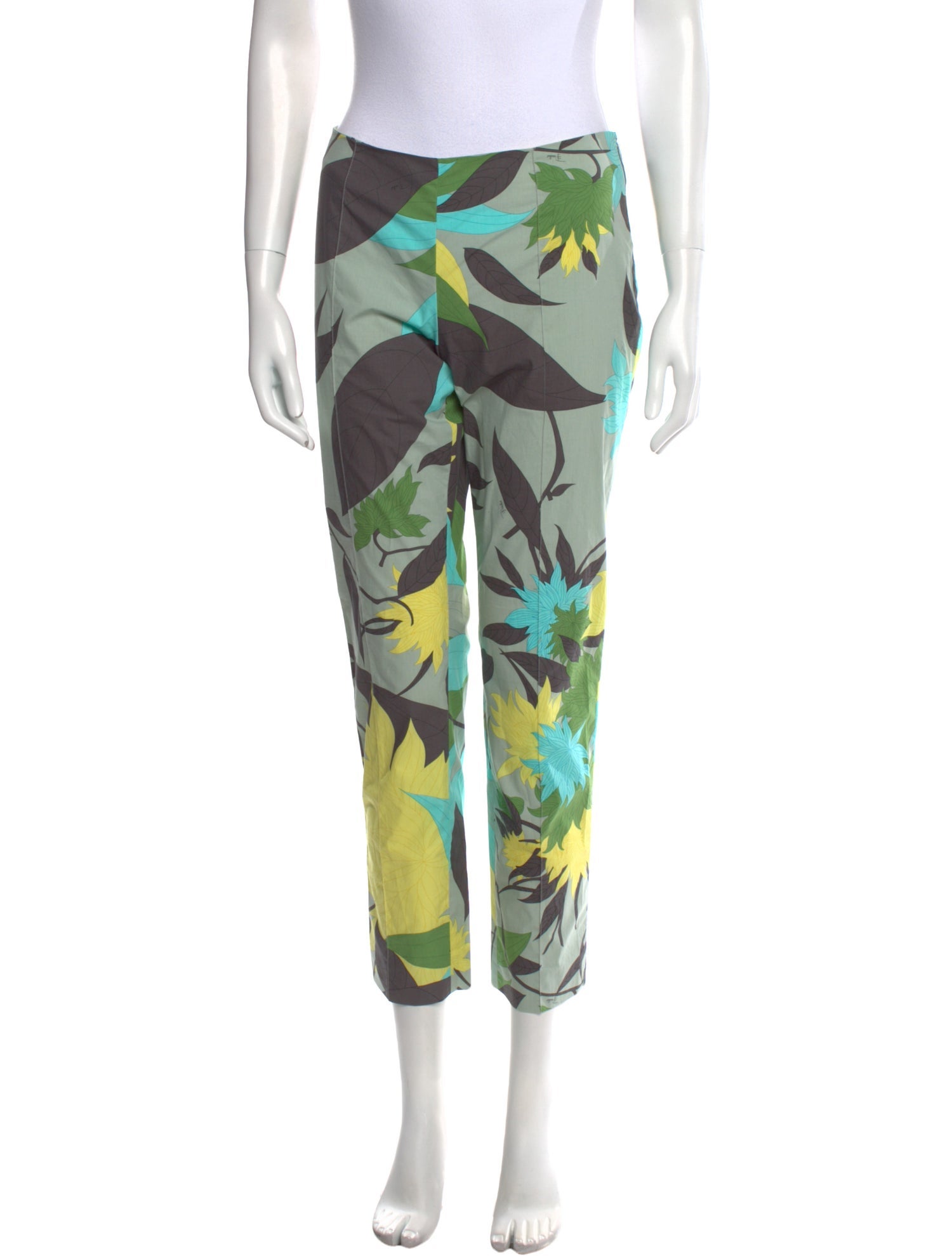 Emilio Pucci Printed Straight Leg Pants