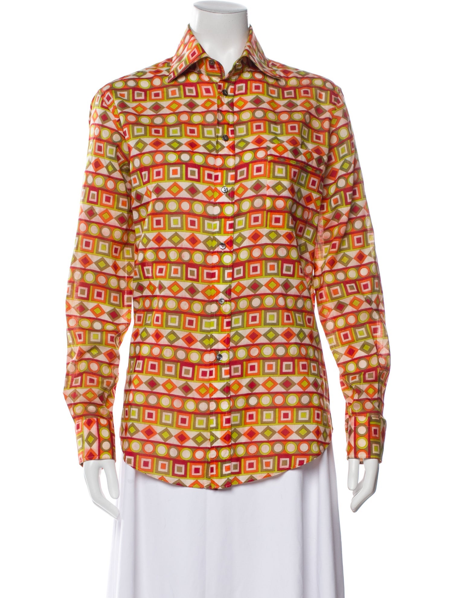 Emilio Pucci Vintage 1960's Button-Up Top
