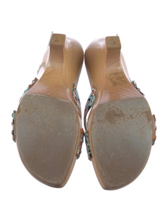 Emilio Pucci Canvas Printed Slides