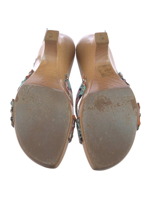 Emilio Pucci Canvas Printed Slides