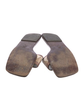 Emilio Pucci Satin Printed Slides