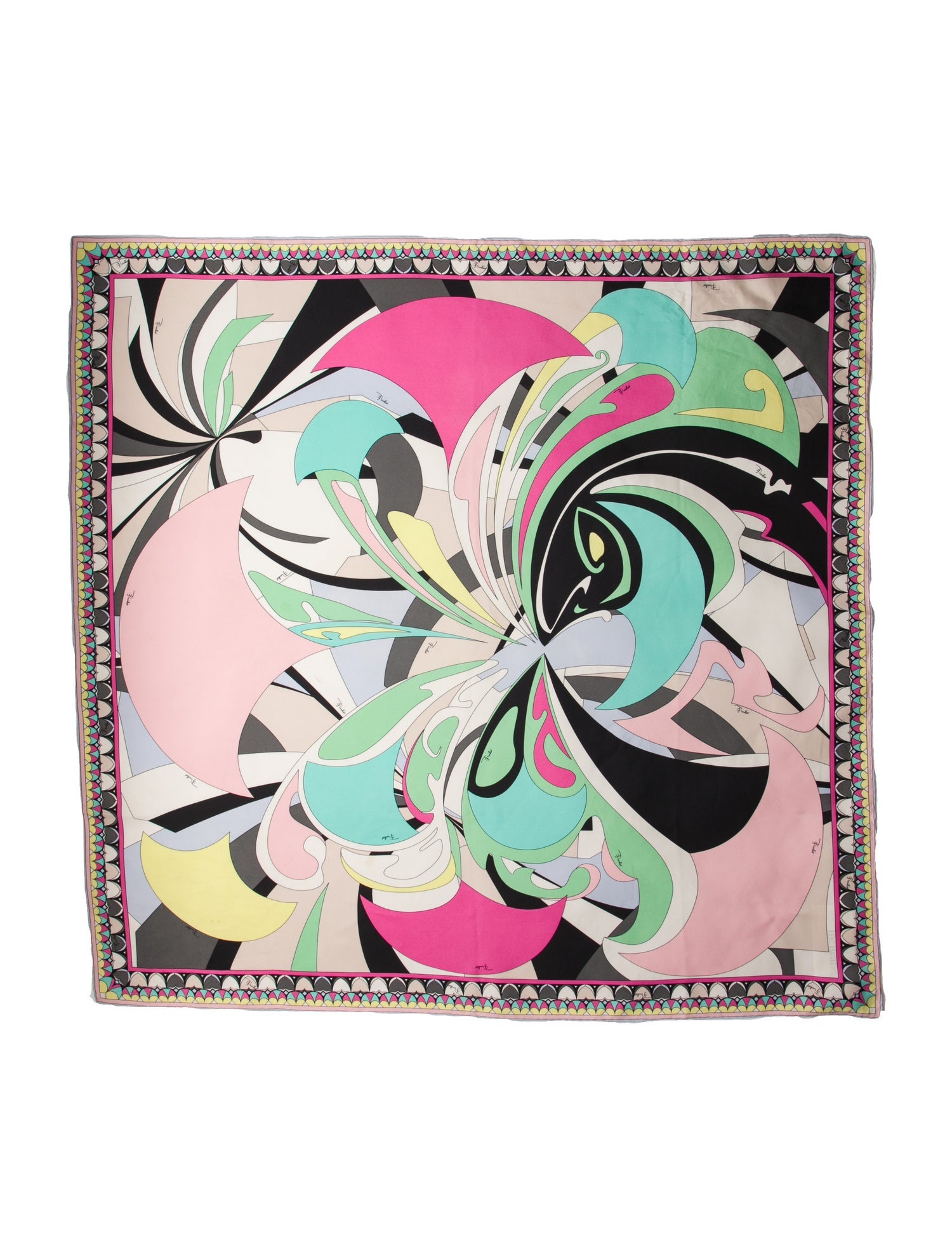 Emilio Pucci Silk Printed Scarf