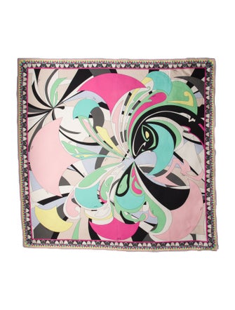 Emilio Pucci Silk Printed Scarf