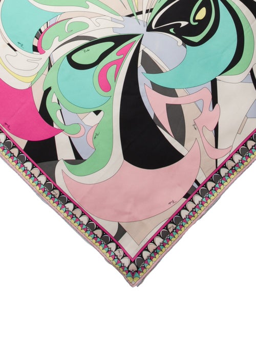 Emilio Pucci Silk Printed Scarf