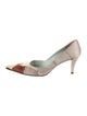 Emilio Pucci Satin Printed Pumps