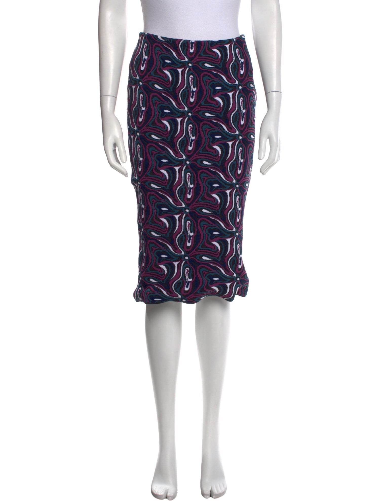 Emilio Pucci Nylon Knee-Length Skirt