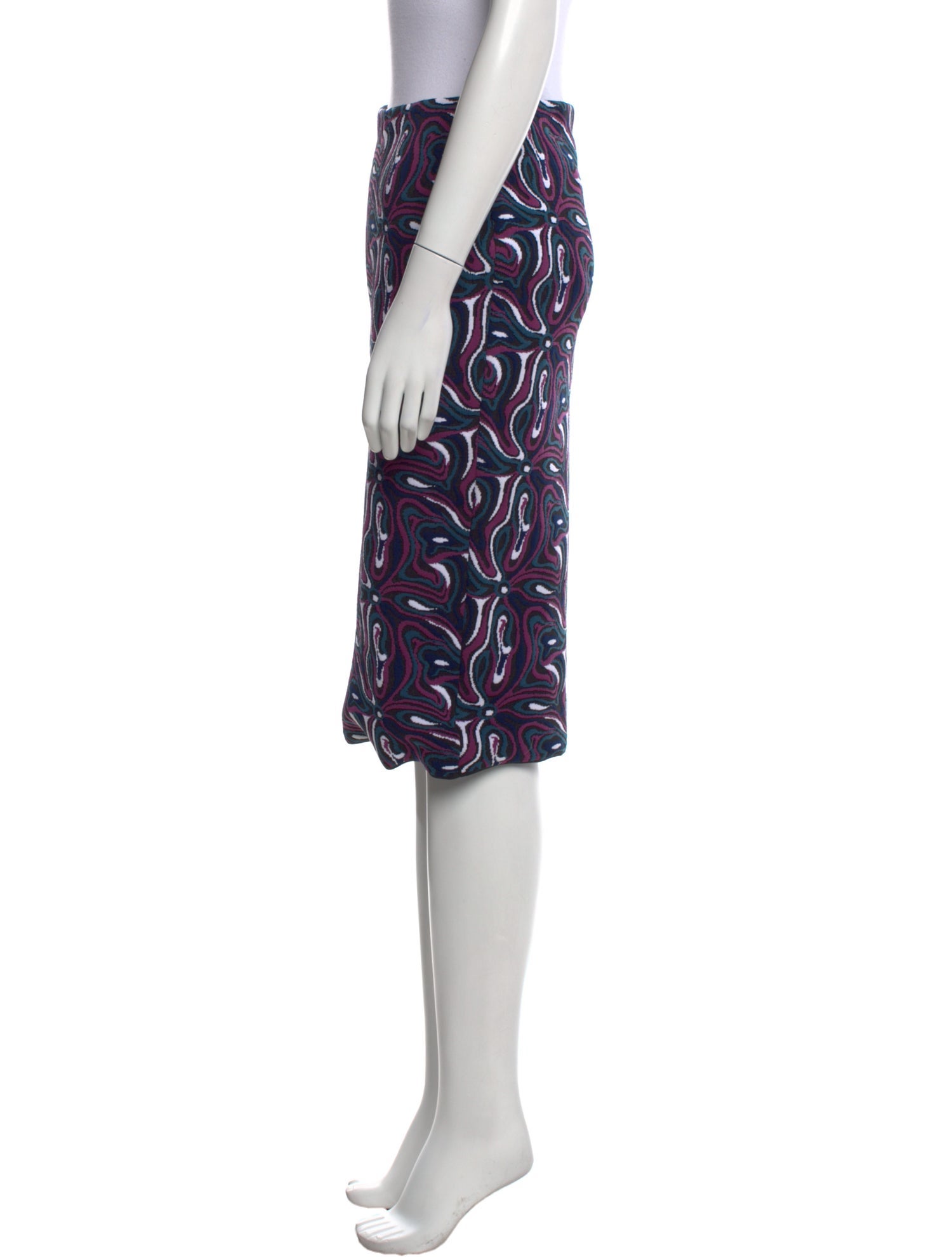 Emilio Pucci Nylon Knee-Length Skirt