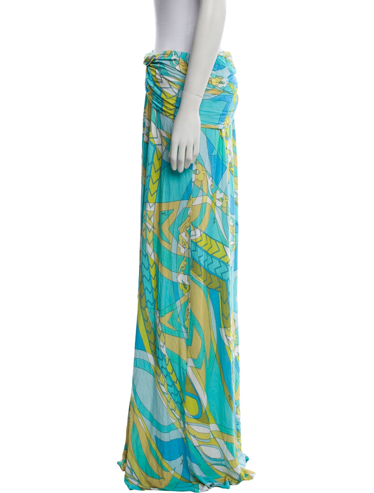 Emilio Pucci Printed Long Skirt