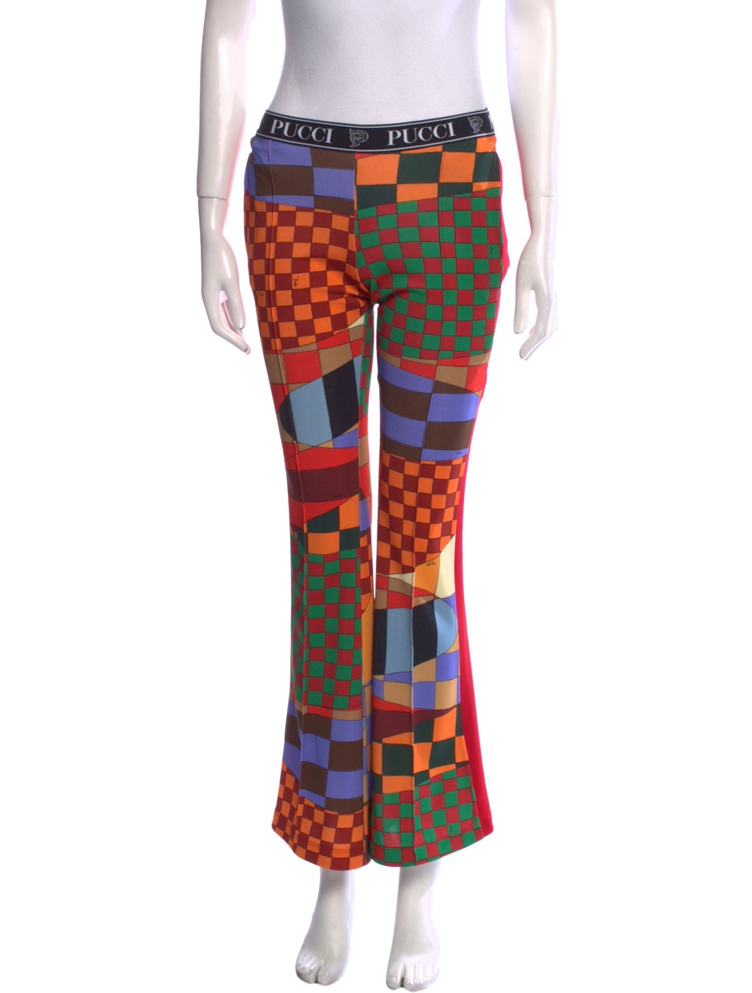 Emilio Pucci Printed Wide Leg Pants