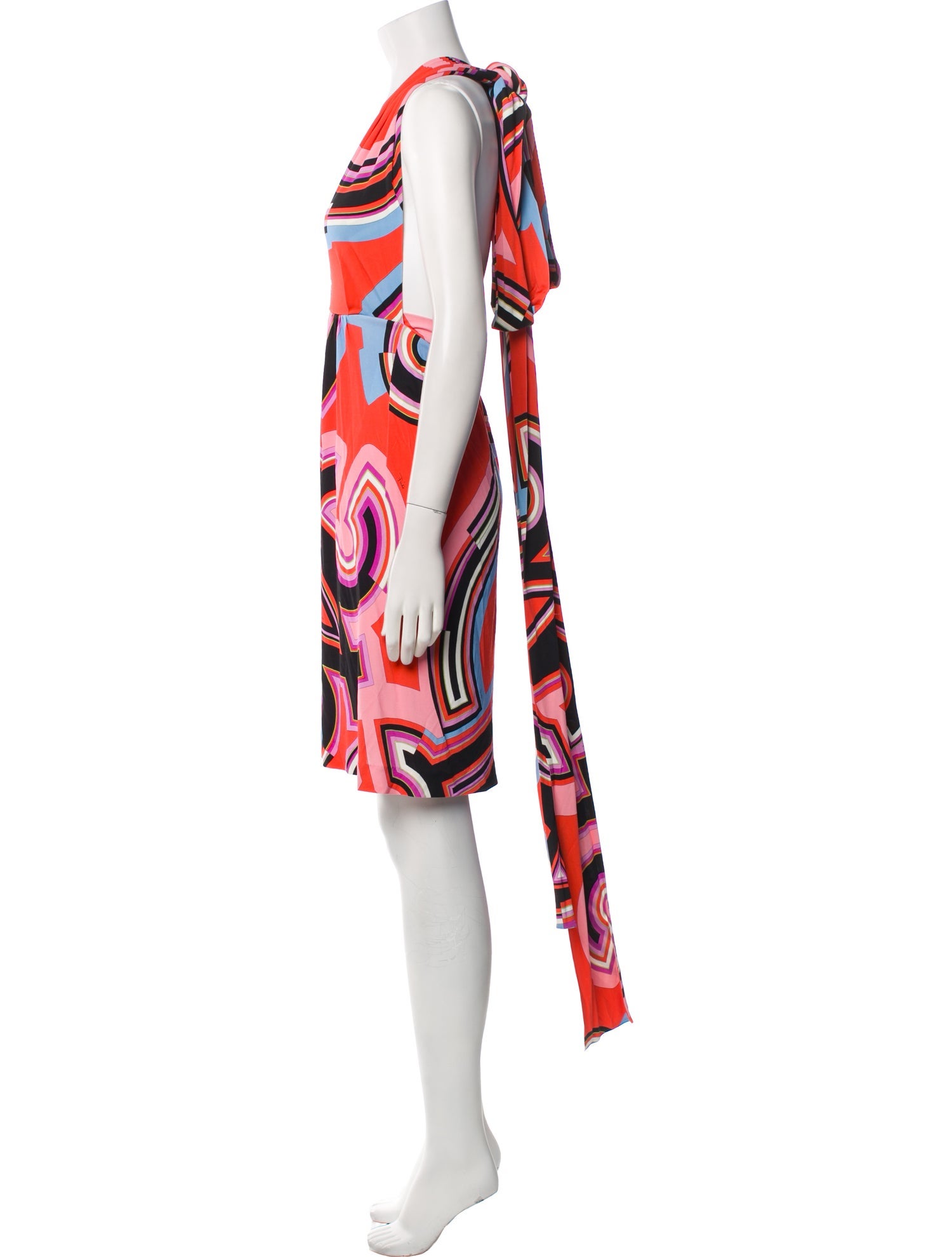 Emilio Pucci Printed Midi Length Dress