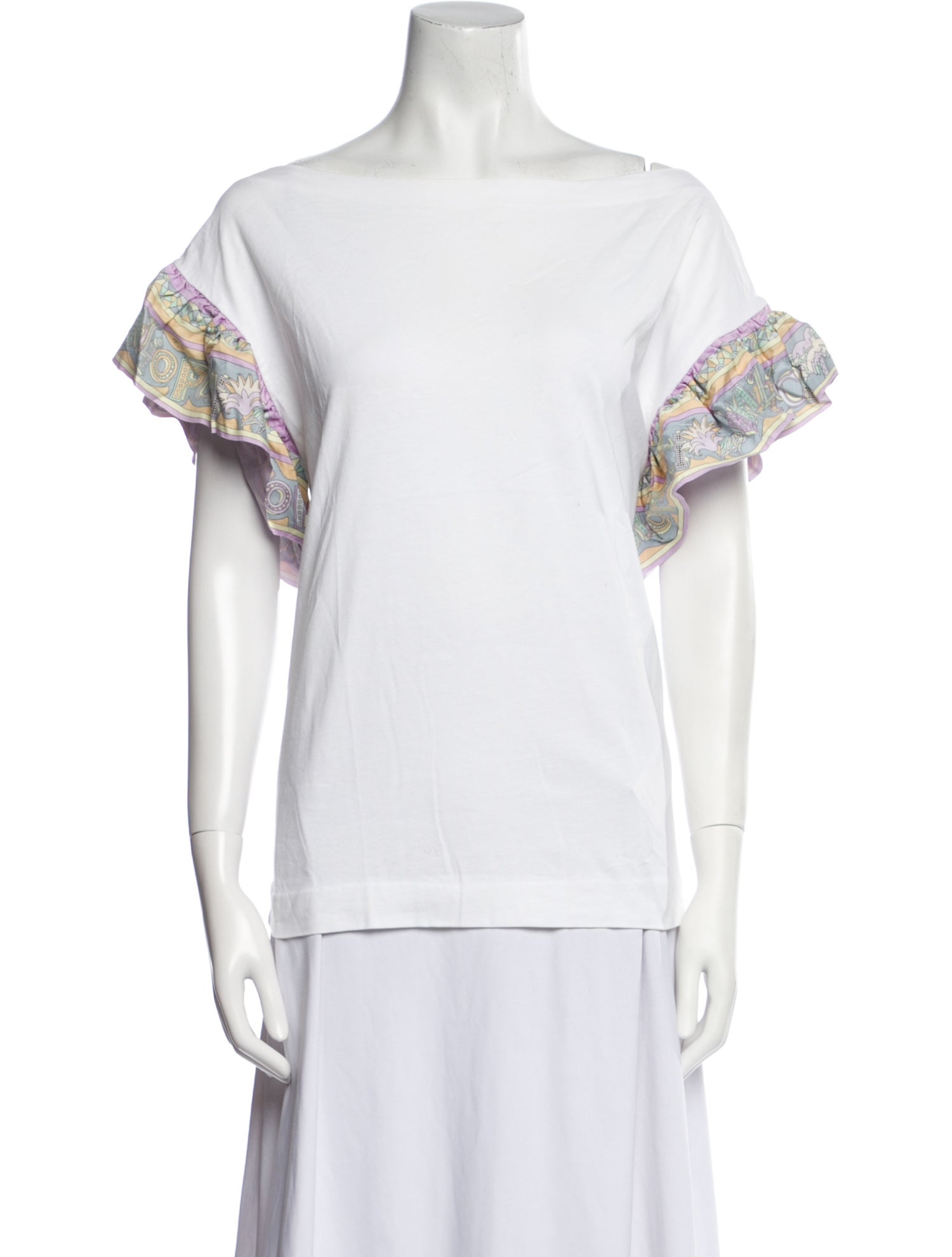 Emilio Pucci Printed Scoop Neck T-Shirt