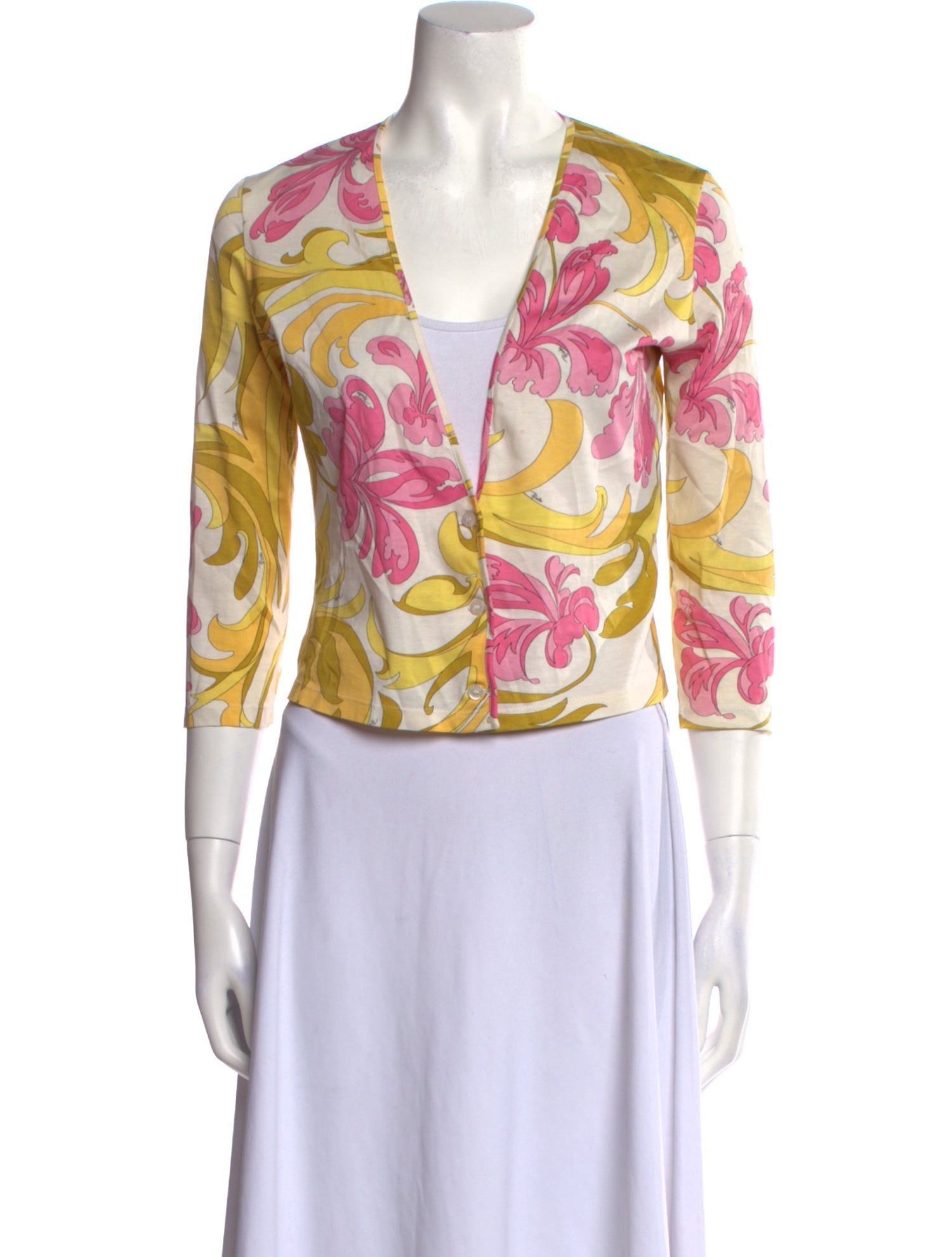 Emilio Pucci Vintage 1990's Crop Top