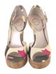 Emilio Pucci Leather Printed Sandals