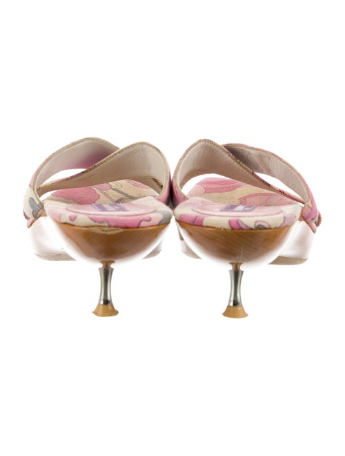 Emilio Pucci Canvas Printed Slides