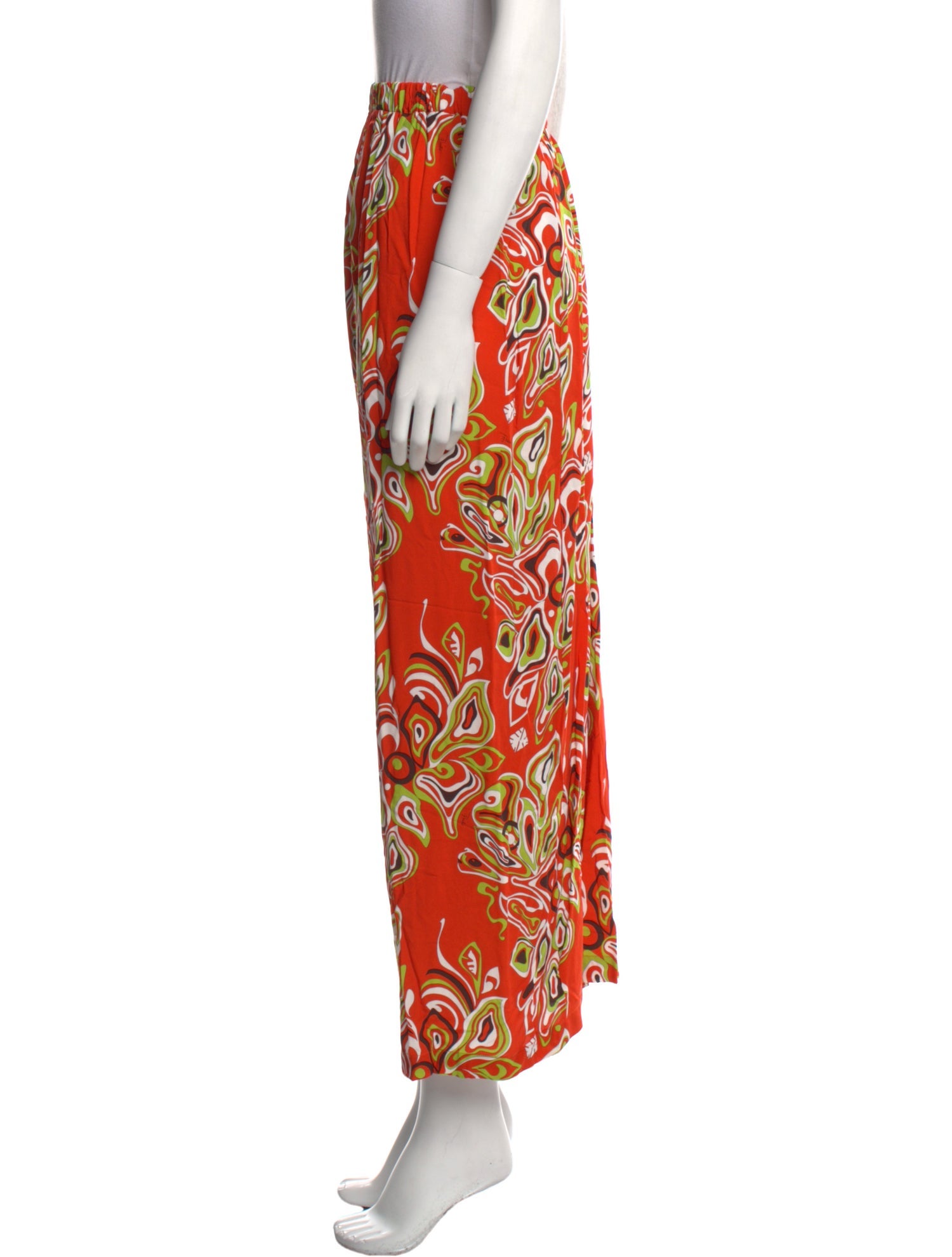 Emilio Pucci Printed Wide Leg Pants