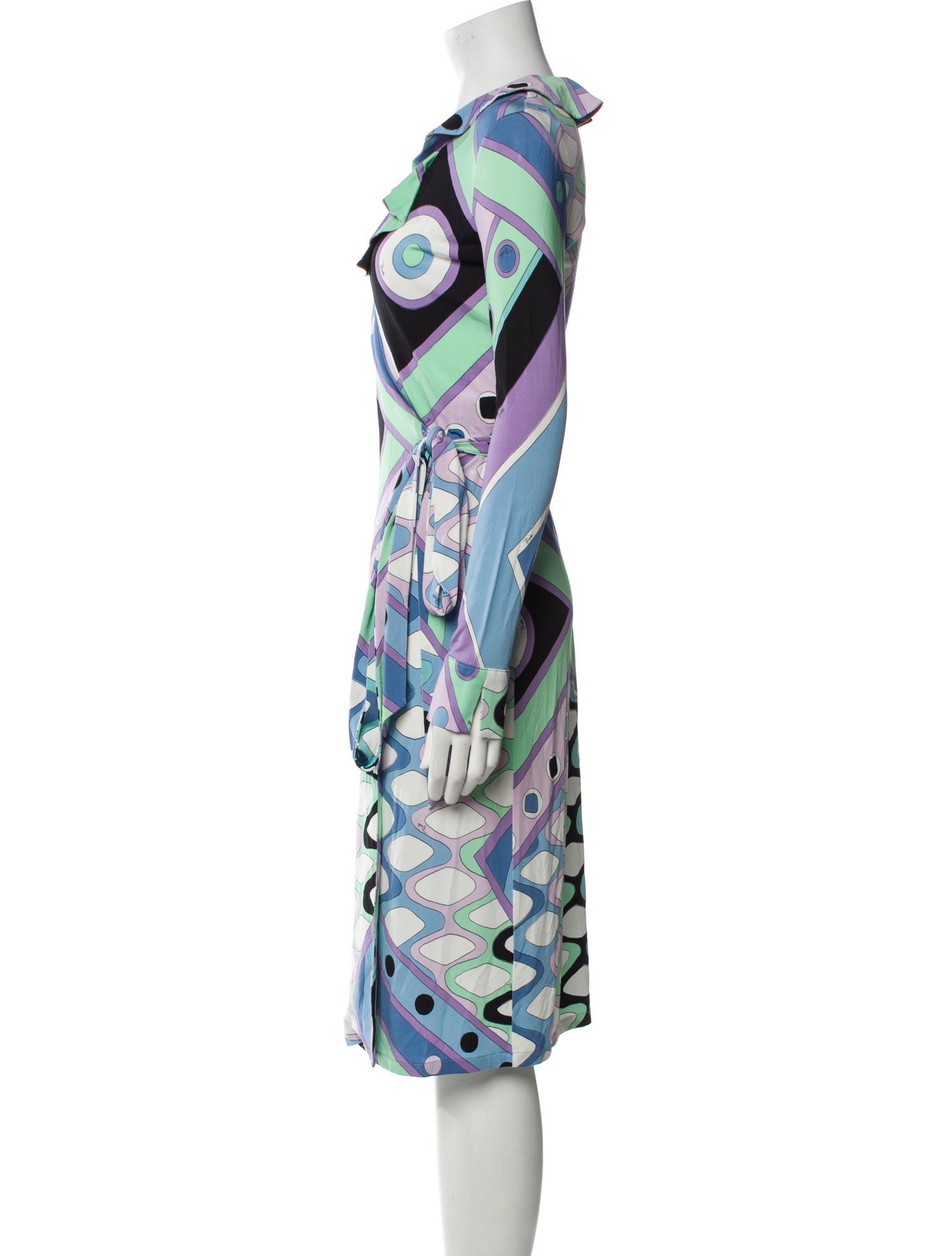 Emilio Pucci Printed Midi Length Dress