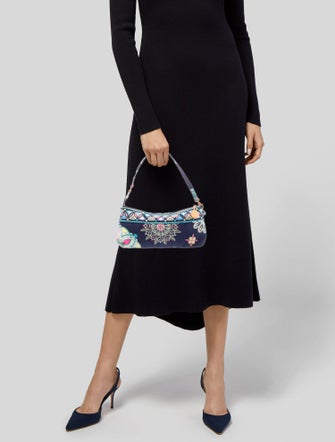 Emilio Pucci Canvas Top Handle Bag