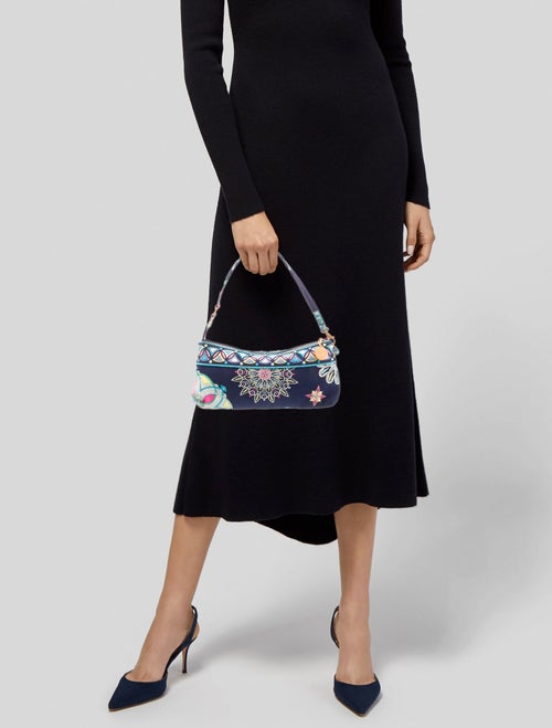 Emilio Pucci Canvas Top Handle Bag