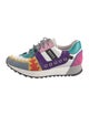 Emilio Pucci Leather Printed Sneakers