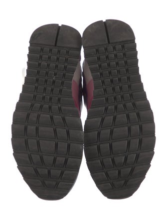 Emilio Pucci Leather Printed Sneakers