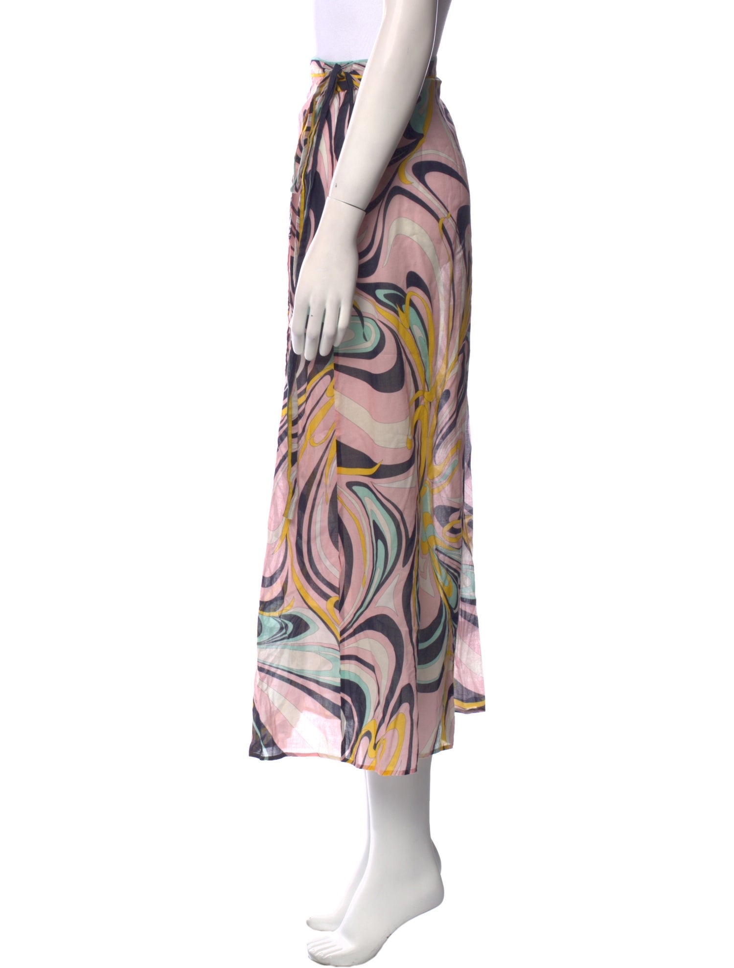 Emilio Pucci Printed Midi Length Skirt