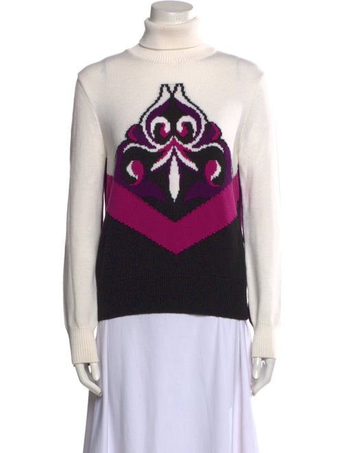 Emilio Pucci Virgin Wool Graphic Print Sweater
