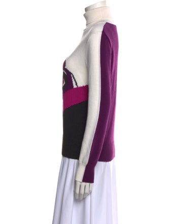 Emilio Pucci Virgin Wool Graphic Print Sweater