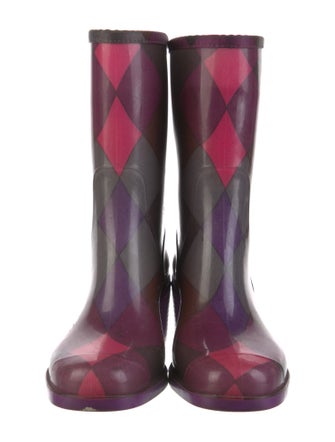 Emilio Pucci Rubber Printed Rain Boots
