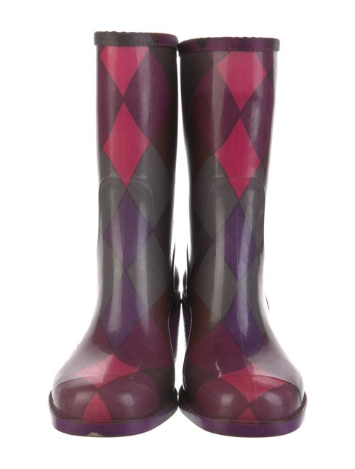 Emilio Pucci Rubber Printed Rain Boots