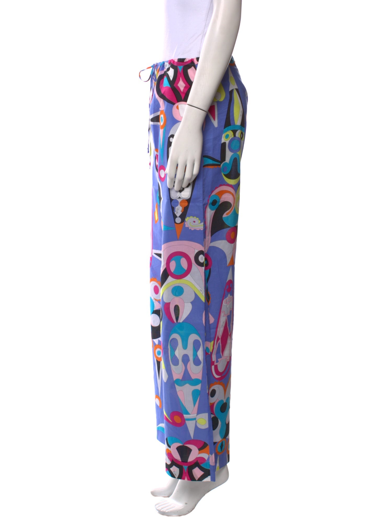Emilio Pucci Printed Wide Leg Pants