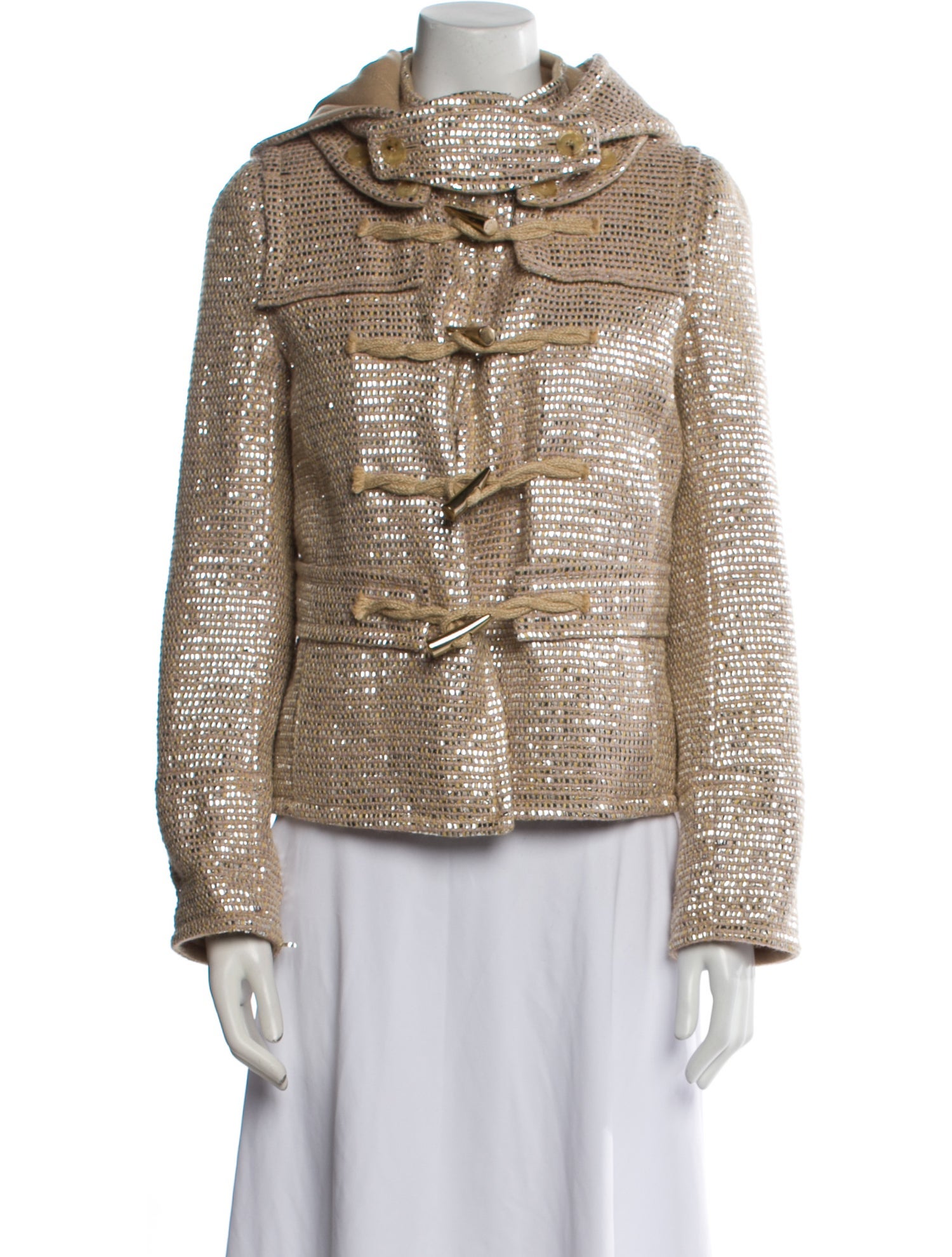 Emilio Pucci Virgin Wool Tweed Pattern Evening Jacket